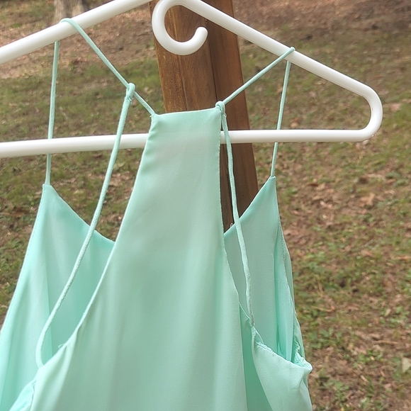 ❤️5/$25 Euc Lulamari Green Lace Top - Picture 4 of 6